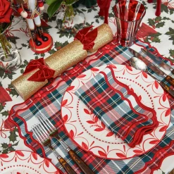 Red Positano Glasses (Set of 4)