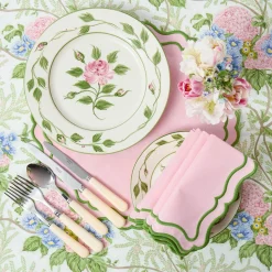 Rose Bud Dinner Plates (Set of 4)