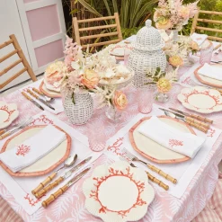 Rose Pink Hobnail Glasses (Set of 6)