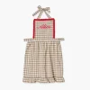 Rossina Putty Gingham & Red Apron