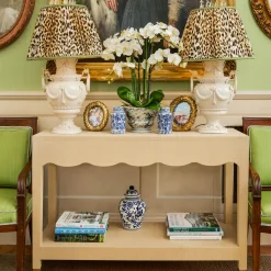 Round Chinoiserie Ginger Jars (Pair)