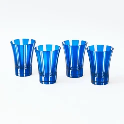 Royal Blue Positano Glasses (Set of 4)