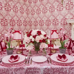 Ruby Red Velvet Napkin Bows (Set of 4)