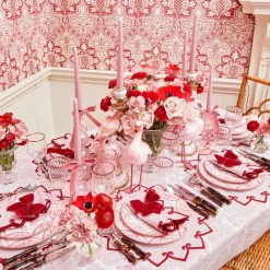 Ruby Red Velvet Napkin Bows (Set of 4)
