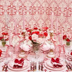 Ruby Red Velvet Napkin Bows (Set of 4)
