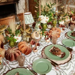 Sage Basketweave Dinner Plate