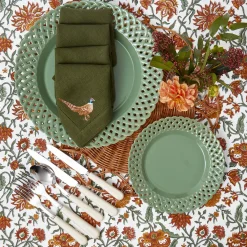 Sage Basketweave Starter Plate