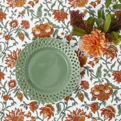 Sage Basketweave Starter Plate