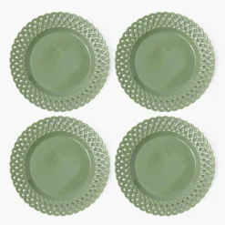 Sage Basketweave Starter Plate