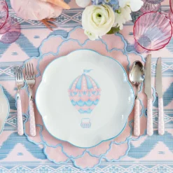 Sarah Pink & Blue Placemats (Set of 4)
