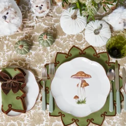 Scalloped Mushroom Dinner Plate
