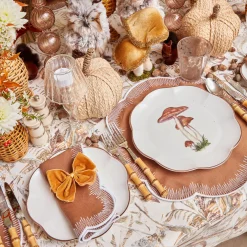 Scalloped Mushroom Dinner Plate