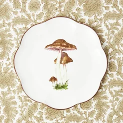 Scalloped Mushroom Dinner Plate