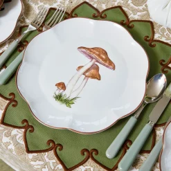 Scalloped Mushroom Dinner Plate