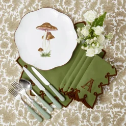 Scalloped Mushroom Dinner Plate