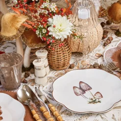 Scalloped Mushroom Starter Plates (Set of 4)