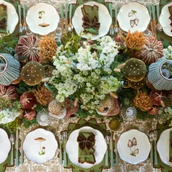 Scalloped Mushroom Starter Plates (Set of 4)