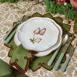 Scalloped Mushroom Starter Plate (Grey)