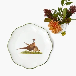 Scalloped Pheasant Dinner Plate