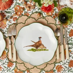 Scalloped Pheasant Dinner Plate
