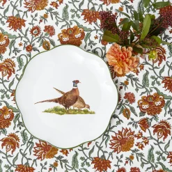 Scalloped Pheasant Dinner Plate