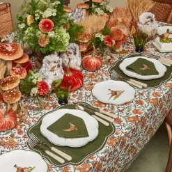 Scalloped Pheasant Starter Plates (Set of 4)