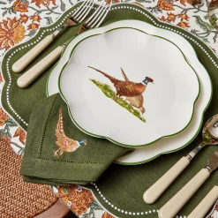 Scalloped Pheasant Starter Plate