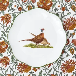 Scalloped Pheasant Starter Plate