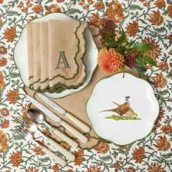 Scalloped Pheasant Starter Plate