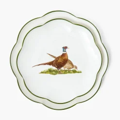 Scalloped Pheasant Starter Plate