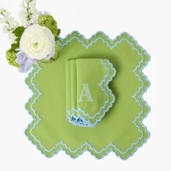 Scarlett Green & Blue Napkins (Set of 4)