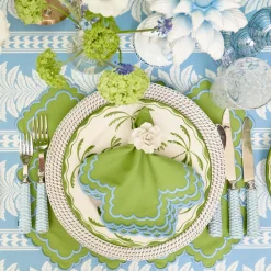 Scarlett Green & Blue Napkins (Set of 4)
