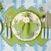 Scarlett Green & Blue Placemats & Napkins (Set of 4)