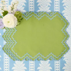 Scarlett Green & Blue Placemats (Set of 4)
