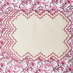 Scarlett Sand Placemats & Napkins (Set of 4)