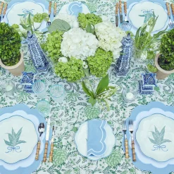 Serena Appliqué Blue Napkins (Set of 4)