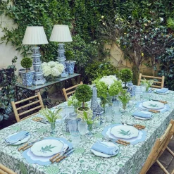 Serena Appliqué Blue Napkins (Set of 4)