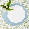 Serena Appliqué Blue Placemats (Set of 4)