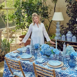 Serena Cornflower Blue Placemats & Napkins (Set of 4)