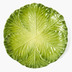 Serena Green Cabbage Dinner Plate