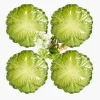 Serena Green Cabbage Starter Plate (Set of 4)