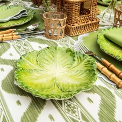 Serena Green Cabbage Starter Plate (Set of 4)