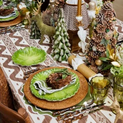 Serena Green Cabbage Starter Plate (Set of 4)
