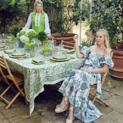 Serena Green Tablecloth