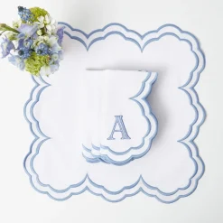 Serena White Napkins (Set of 4)