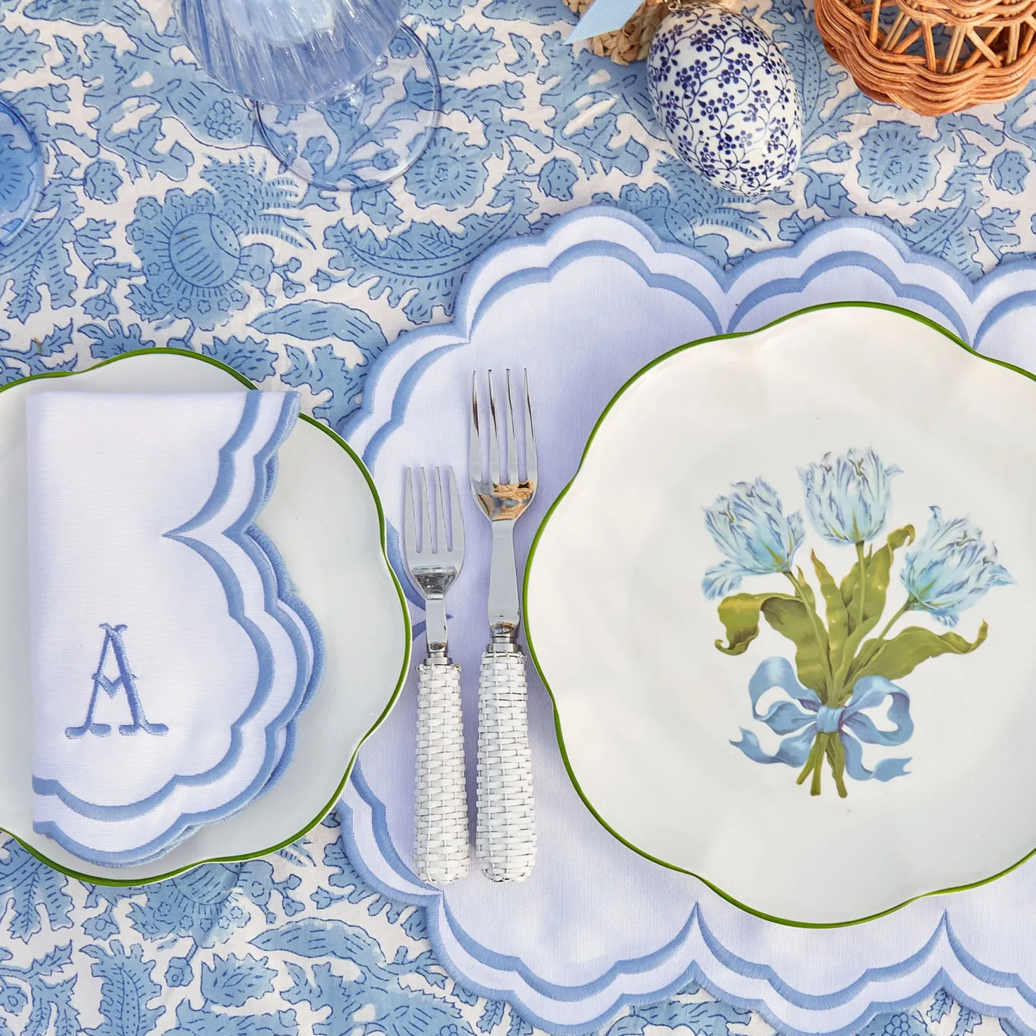 Serena White Napkins (Set of 4)