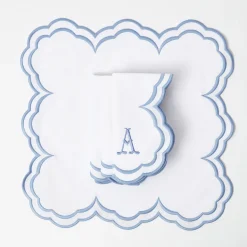 Serena White Napkins (Set of 4)