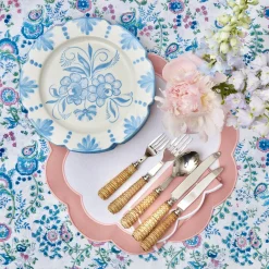 Seville Blue Gardênia Dinner Plate (set of 4)
