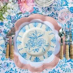 Seville Blue Gardênia Dinner Plate (set of 4)