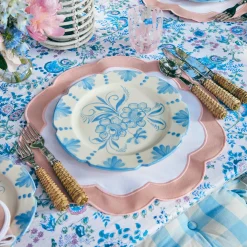 Seville Blue Gardênia Dinner Plate (set of 4)